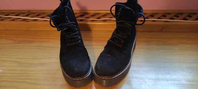 Botas invierno de ante piel