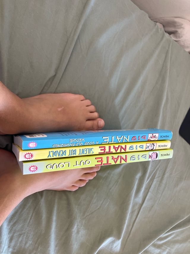 Big Nate libros niño en ingles tres libros