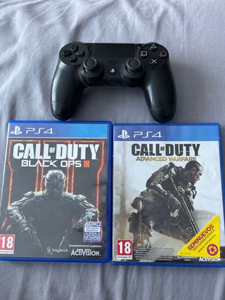 Mando de Ps4+COD Black ops 3+COD Advanced warfare