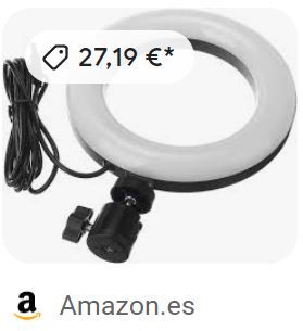 🎁👀👉  Lámpara USB, tres luces, con clip