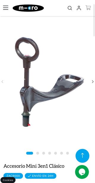 Accesorio asiento patinete mini micro