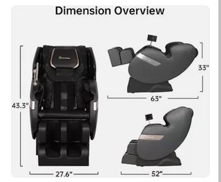 Sillón de masaje reclinable Shiatsu