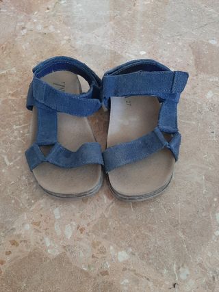 Sandalias niño piel
