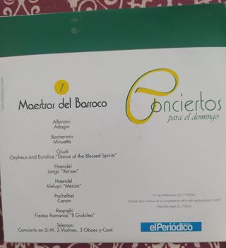 3 CD de música clásica
