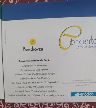 3 CD de música clásica