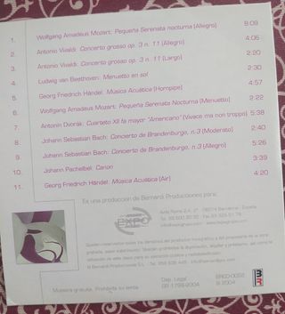 3 CD de música clásica