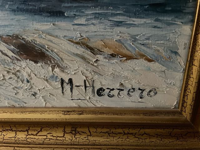 Cuadro pintado M.Herrero