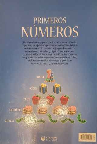 Libro infantil números