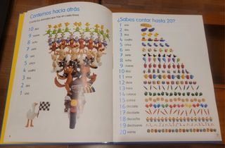 Libro infantil números