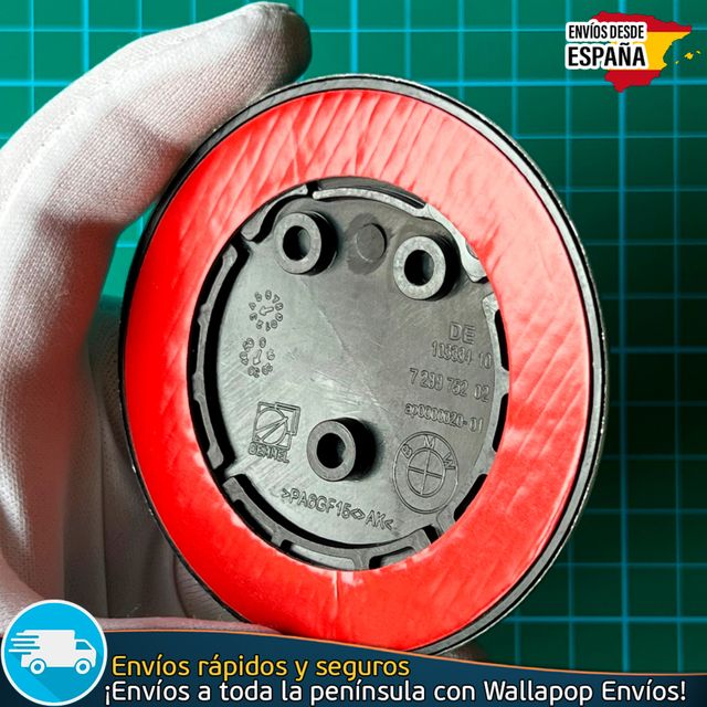 Emblema BMW 82mm de 3 Pines Capó/Maletero Adhesivo