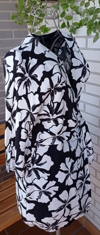 VESTIDO CRUZADO  MANGO COLLECTION XS
