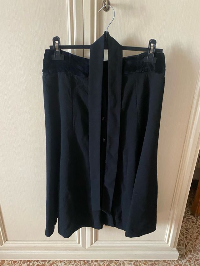 Gonna midi nera Made in Italy