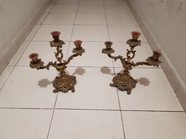 CANDELABROS DE BRONCE 2