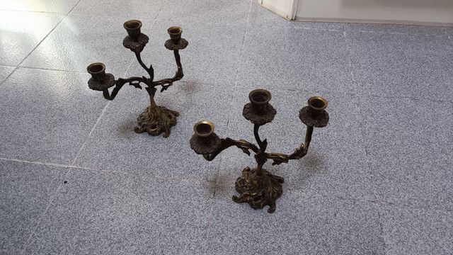 CANDELABROS DE BRONCE 2