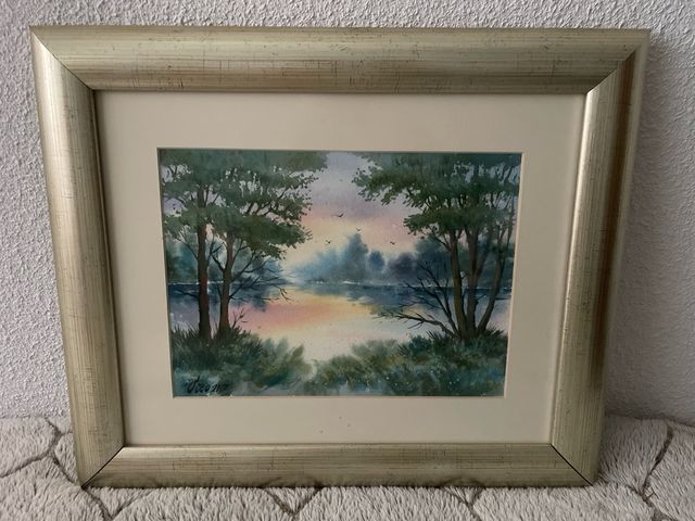 Cuadro pintado a mano