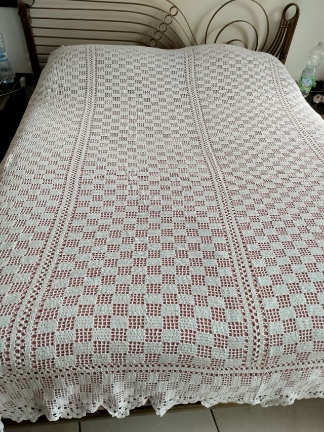 Coperta filo di scozia fatto a mano 