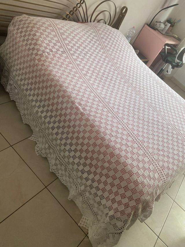 Coperta filo di scozia fatto a mano 