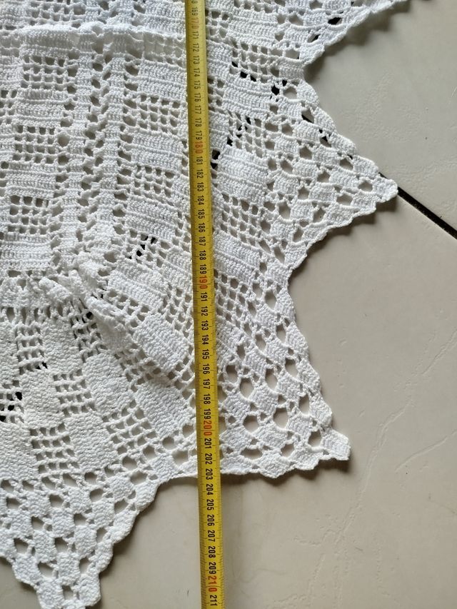 Coperta filo di scozia fatto a mano 