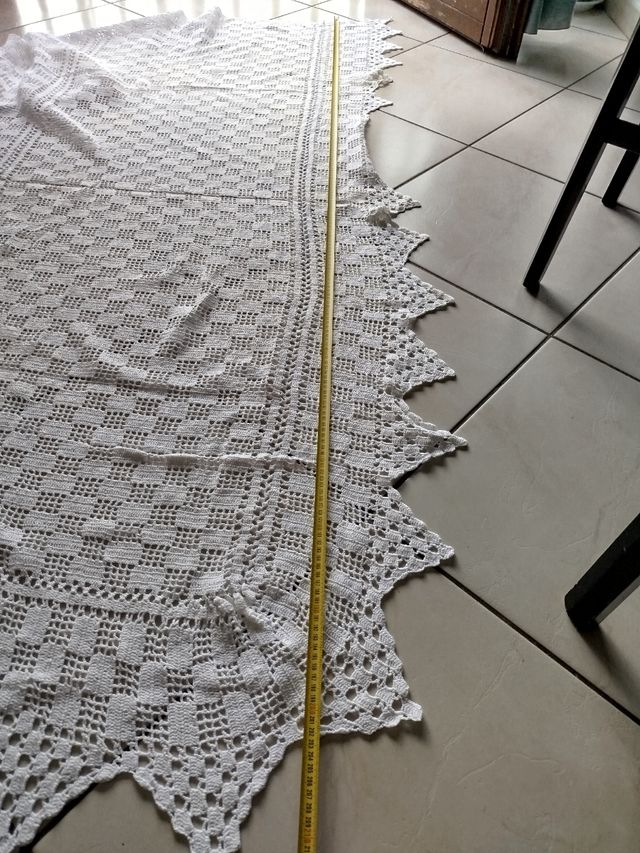 Coperta filo di scozia fatto a mano 