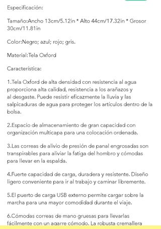 Nueva a estrenar! Mochila Impermeable