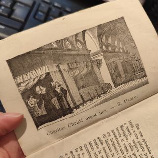 Un povero prete 1871 libro mini formato