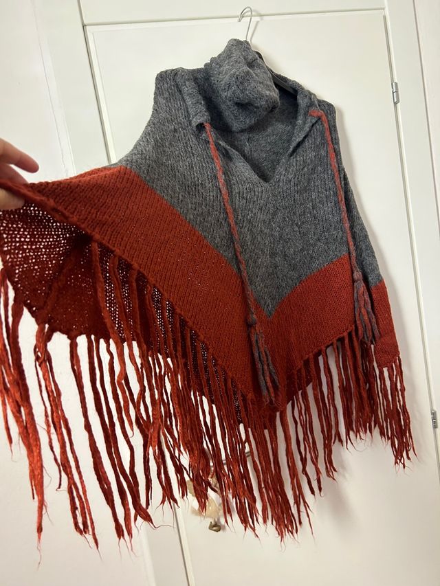 Poncho donna taglia unica