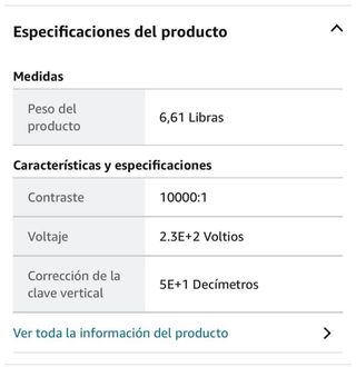 Proyector Wimius Full HD, soporte y Adaptator Appl