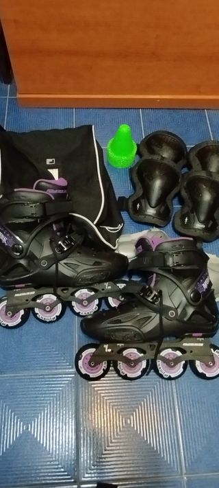 Patines en linea Powerslide imperial + complements