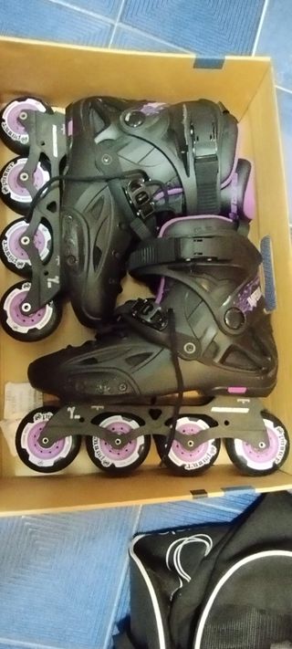 Patines en linea Powerslide imperial + complements