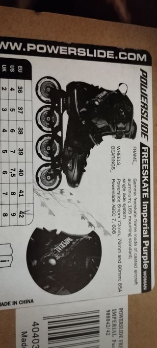 Patines en linea Powerslide imperial + complements