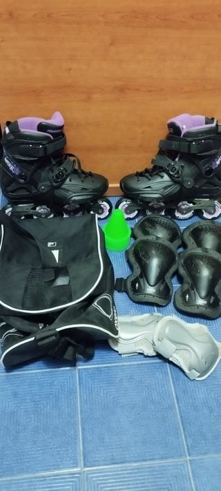 Patines en linea Powerslide imperial + complements