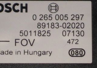 Modulo 89183-02020 Toyota Avensis 2003-2008