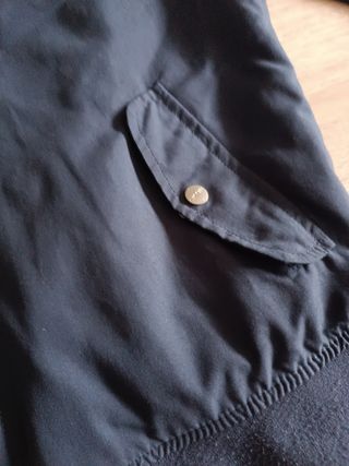 Chaqueta bomber azul