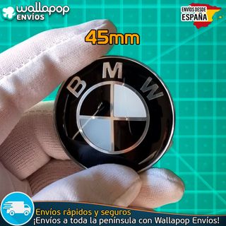 Emblema Volante BMW 45mm Escudo Logo blanco/negro