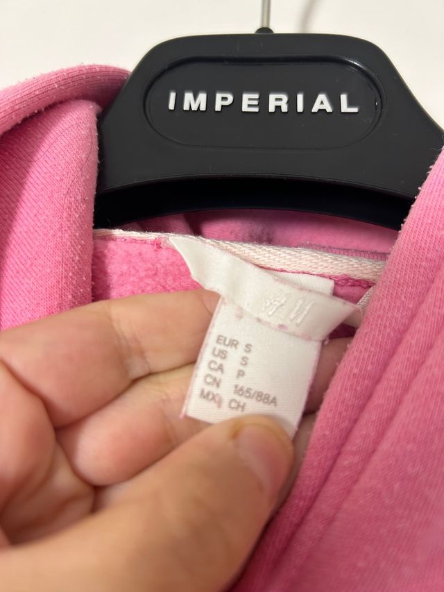 Felpa rosa S