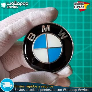 Emblema Volante BMW 45mm Escudo Logo azul y blanco