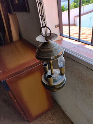 Lampara simple techo