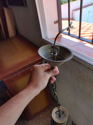 Lampara simple techo