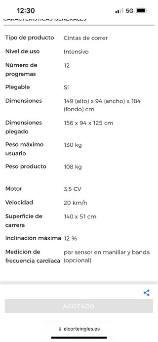 Cinta de andar