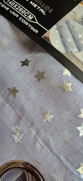 Dois Cortinados Transparentes 140x260 cm