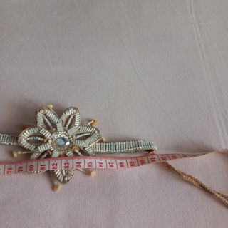 Cintura Maliparmi in pelle e perline