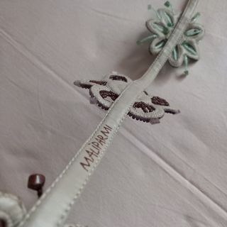 Cintura Maliparmi in pelle e perline