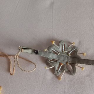 Cintura Maliparmi in pelle e perline