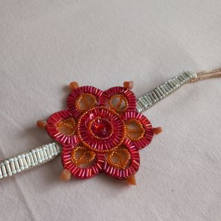 Cintura Maliparmi in pelle e perline