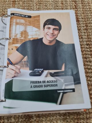 Libros prueba de acceso a grado superior