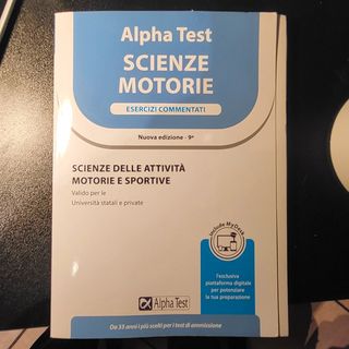 Kit Alpha test scienze motorie 2023/2024