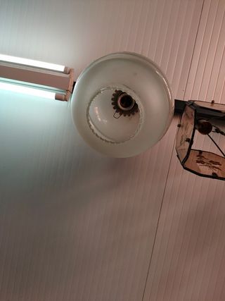Lampara techo cristal 