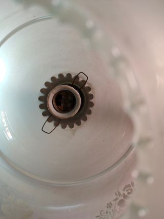 Lampara techo cristal 