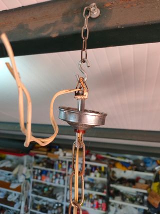 Lampara techo cristal 
