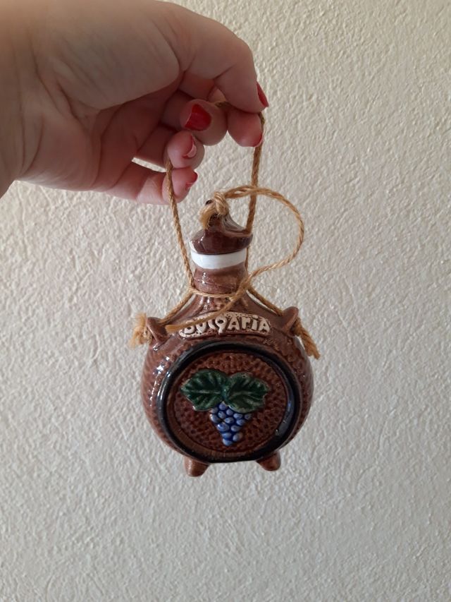 Botella decorativa cerámica Bulgaria